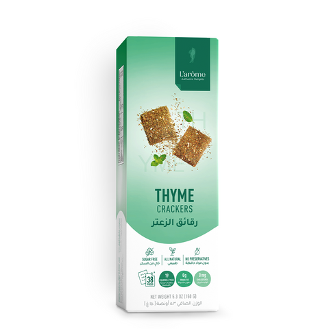 Thyme | Sumac | Tomato | Turmeric Crackers
