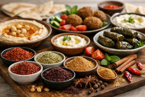 Les épices libanaises pour mezze à choisir