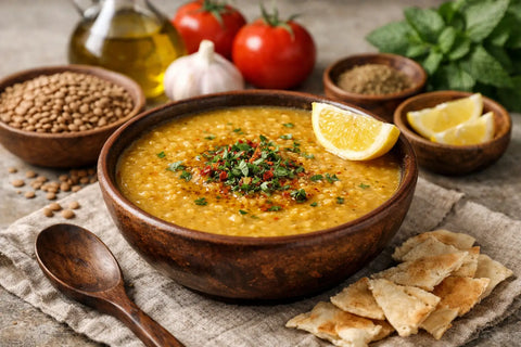 Recettes de soupe de lentilles libanaise
