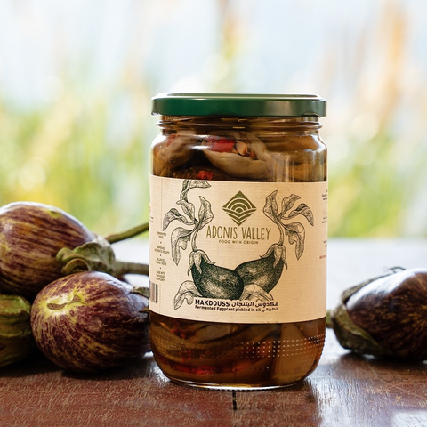 Stuffed Eggplant Pickles - Makdous 600g — Lebanese grocery at Mon Baladé