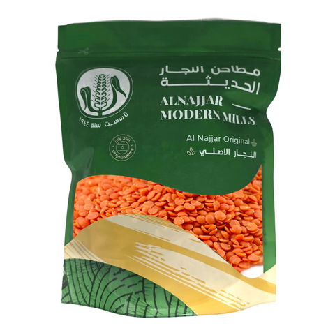 Najjar Orange Split Lentils — Lebanese grocery at Mon Baladé