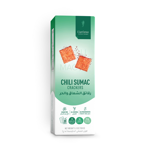 Thyme | Sumac | Tomato | Turmeric Crackers