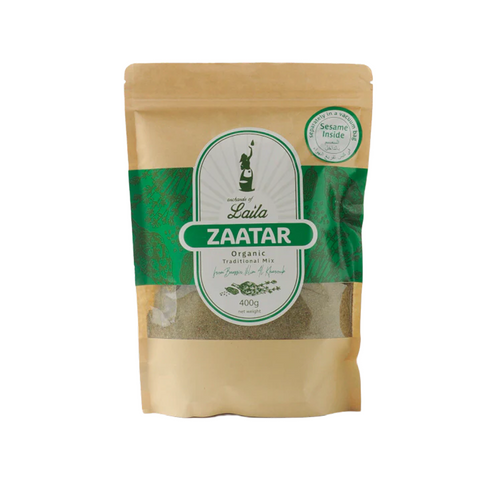 Organic Traditional Zaatar Mix 400g — Lebanese grocery at Mon Baladé