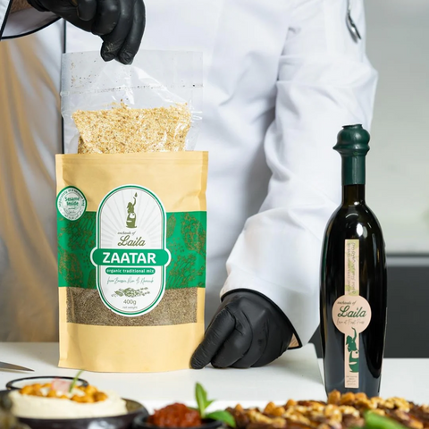 Organic Traditional Zaatar Mix 400g — Lebanese grocery at Mon Baladé