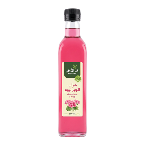 Khayr Al Ard Sirop de Géranium 500ml